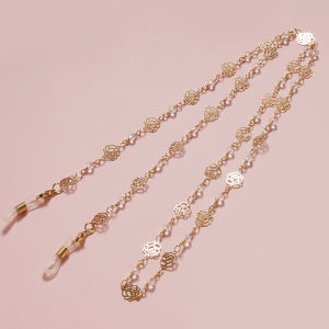Fashion Rose Mask Chains Glasses Chain For Women Retro Metal Sunglasses Lanyards Eyewear Cord Holder Neck Strap