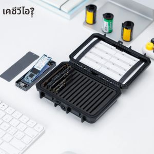 15สล็อต M.2กรณี SSD ภายใน IP67กันน้ำ M.2 SSD ฮาร์ดไดรฟ์กล่องเก็บสำหรับ M.2 2280/ 2260/ 2242/ 2230โซลิดสเตทไดรฟ์