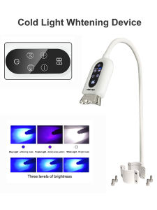 Dental Cold Light Lamp 3Color Teeth Whitening Machine Bleaching Accelerator Device LED Light Dentistry Tool