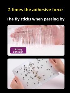 MONLEYTA | Strong Adhesive Fly Paper Mosquito Killer Trap Restaurant Household Use Sticky Bug Catcher Fly Swatter Pest Control Solution