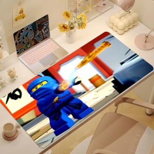 Game N-Ninjago Masters of S-Spinjitzu Mouse Pad Non-slip Thickened MousePad Student Gaming Cushion Large Writing Lockedge Office