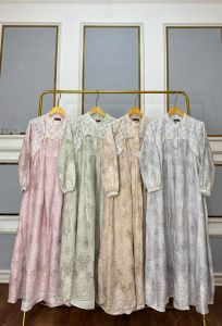 Gamis Dhifa Athifah Dress Model Terbaru Idul Fitri Lebaran (STOK TERBATAS)