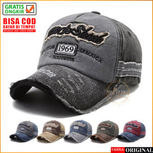 TOPI BASEBALL DISTRO PRIA DENIM ROCK SHARK IMPORT TOPI CASUAL KEREN PREMIUM TRS