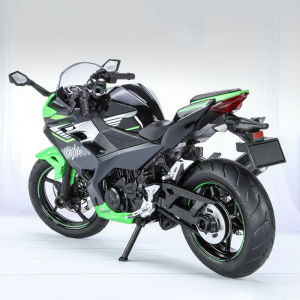 1:12 Scale Kawasaki Ninja 400 Alloy Motorcycle Model Diecast Car Sound Light Car Lovers Collection Kids Birthday Gift Metal Boys Toys
