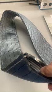 Dây bọc cáp vải cẩu hàng bản 100 mm dài 1.0 m Hàn Quốc dùng bảo vệ dây không bị cứa đứt tại Máy NTT