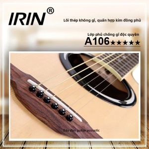 IRIN | IRIN Thép Không Gỉ Dây Đàn Guitar Acoustic Hợp Kim Đồng Vết Thương Dân Gian Guitarra Người Mới Bắt Đầu Phụ Kiện Dây Đàn Guitar Kim Loại