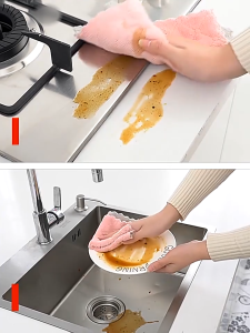 ผ้าอเนกประสงค์ โนดูดซับน้ำได้ดีเยี่ยม สีไม่ตกไม่เป็นขุย แห้งไวมาก ผ้าเช็ดทำความสะอาด ผ้าเช็ดมือ