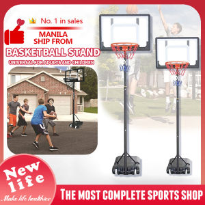 【TOP SALE】Mobile Basketball Hoops Stand Outdoor Indoor Mobile Basketball Stand 165-201CM Adjustable Height Basketball Stand With Stand Adjustable Children and Youth Basketball Stand Mobile Basketball Stand Basketball Training Stand Basketball Stand
