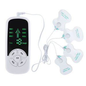 EMS Pulse Electric Muscle Stimulator 6 Modes Back Neck Body Massager Tens Acupuncture Meridian Physiotherapy Massage Tools