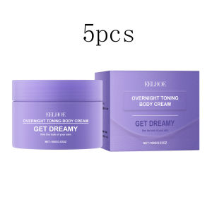 EELHOE | Overnight Toning Body Cream Natural Ingredien Collagen Firming Deep Hydration Smooths Brightens Massage for Loose Skin Gift