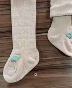 ถุงเท้าถุงน่องเด็กทารก 0-5ปี ผ้ากำมะหยี่หนานุ่ม กันหนาวได้ดีเยี่ยม Class A 02-CK8