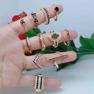 Cincin Perhiasan Aksesoris Lapis Emas Terlaris Tidak Mudah Luntur Tahan Lama dan Awet C74