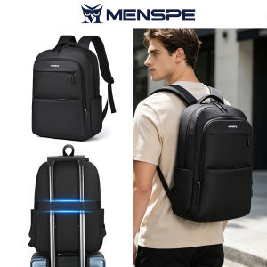 MENSPE Fashion Backpack Waterproof Film Backpack Travel Backpack Business Laptop Backpack Large Capacity Casual Backpack Suitable For 15.6-inch Laptop