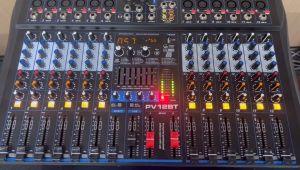 KYTAS-6/8/12-channel professional audio mixer with built-in 320 DSP reverberation effect and Bluetooth 5.0 connection