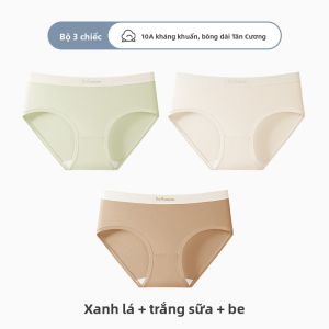 Quần lót nữ MiiOW vải cotton kháng khuẩn không vết hằn mỏng.