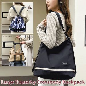 Large Capacity Crossbody Backpack Shoulder Bag Messenger Bag Single Shoulder Backpack Multifunctional Bag Commuting