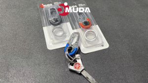 OMUDA Motorcycle Stainless Alloy Metal Keychain Couple Key Holder Souvenir 3755 - Upgraded Version