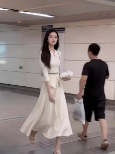 Chic Pure Color High Waist Midi Skirt Set Small Fragrance Style Spring Autumn Fashion Sensation Celebrity Lady Outfit