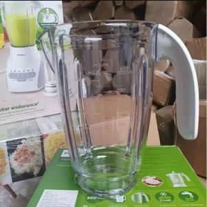set jar /Gelas Blender Philips Jus buah Plastik Diva LENGKAP tutup & Pisau 2115211620612071