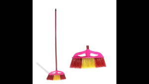 Soft Brush Broom with Wooden Long Handle