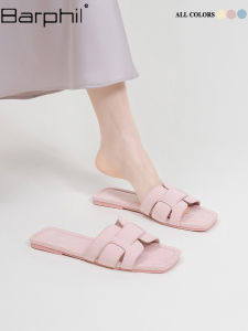 Barphil Womens Slip-On Summer Slippers Indoor Home Anti-Slip Silent Soft Bottom Outdoor Wear Four Seasons Casual Style