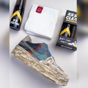 KS Foam Premium Neutral Dry Cleaning Shoes Solution Sneaker Cleaner Shoe Care Wash KSORIGINAL