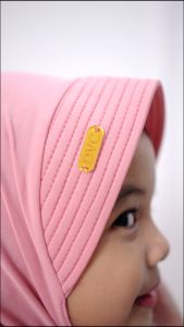 JIlbab Instan Bergo Zahra Anak 3-10 Tahun Akrilik Jersey / Bergo Hamidah Anak / Kerudung Instan Anak