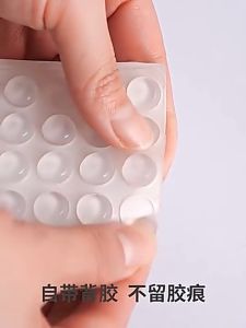 Transparent Rubber Bumper Protection For Door or Drawers with 3M Adhesive Backing