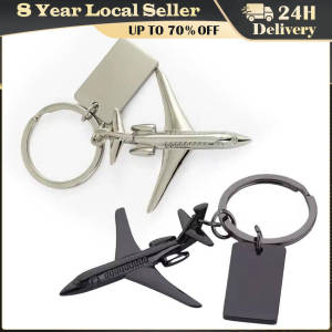 Creative Aircraft Keychain Simulation Aircraft Model Key Chain for Men Pendant Aviation Enterprise and Creative Gift KeyRing Detailed Plane Key Rings Comfortable Key Jewelry Zinc Alloy Construction Suitable for Daily Keys or Stylish Gifting