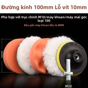 Đĩa Đánh Bóng & Sáp Xe Lông Cừu & Bọt Biển