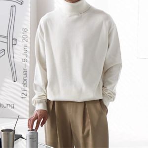 Áo len nam cổ lọ JBAGGY dài tay đẹp thời trang nam cao cấp không bai xù chất len mềm mịn giữ nhiệt tốt 6 màu cơ bản