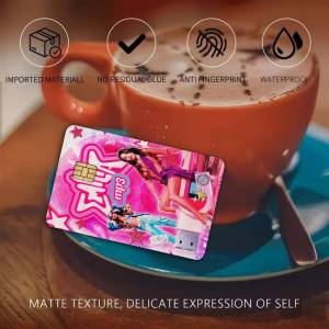 BILIBILI | Emilia Mernes Singer Classic Vintage Credit Card Stickers For VISA Bank Card Transportation Card Sticker Anti-scratch Gift
