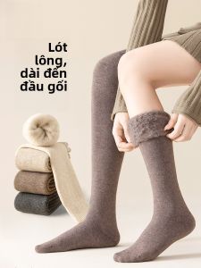 Tất dài nữ MiiOW giữ nhiệt dày dặn vải polyester chống trượt