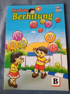 Buku berhitung jilid B untuk TK Uk besar