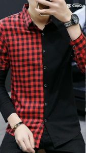 Áo Sơ Mi Áo Sơ Mi Nam phối màu sọc caro sáng ôm body đặc sắc trẻ trung lịch lãm nhưng không kém nam tính Mã H38