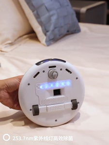 SG【Ready Stock】Mite remover Eco Sanitize Robotic Cleaner HEPA 13 Filtration Eco Mode & Solar Charging Dock