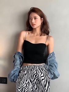 ELMORA | BR361 MERAHTanktop Bra Wanita With Cup Bh Singlet Atasan Perempuan