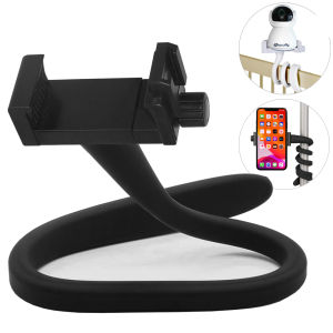 Universal Baby Monitor Holder Flexible Silicon Clip Clamp Mobile Phone Stand Ideal IP Camera Mount Hole-Free Crib Cradle Rod