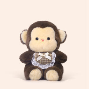 Cute Animal Monkey Plush Toys Kids Doll Birthday Soft Sleeping Gifts Well-behaved Cartoon Stuffed Anima Appease Doll Sweet Gift