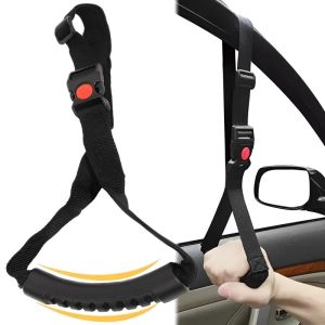 Car Grab Handle Standing Aid Strap Adjustable Auxiliary Handle Strap Universal Mobility Aid Disability Elderly Car Assist Tools