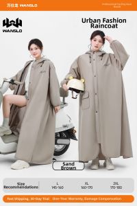 WANSLO | Waterproof Electric Bike Raincoat Single Person Wear