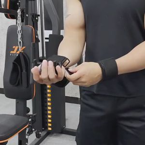 ĐAI QUẤN CỔ TAY CÓ MÓC THÉP 1 CẶP | LIFTING STRAP GYM DEADLIFT BARBELL PULL UP CROSSFIT