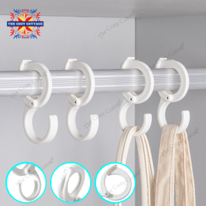 ตะขอแขวนอเนกประสงค์ ตะขอตัว S ตะขอคุณภาพดี ที่แขวนของ ตะขอติดผนัง ตะขอตัวล็อครูปตัว S ตะขอแขวนห้องน้ำ ตะขอแขวนในครัว