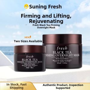 Fresh Red Tea Sleeping Mask Hydrating Repairing Facial Treatment Moisturizing Skin Care French Brand Full Size Tube