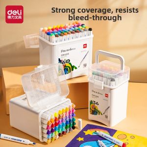 deli | High Coverage Non-Bleed Overpaintable Marker 24 Colors