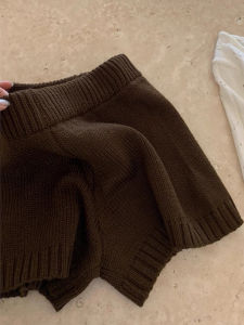 Chic French Style Knit Shorts