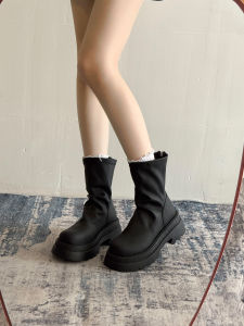 MIFULIAN | Giày Boots Martin Thu 2026 Mới Co Giãn Đa Năng Tôn Dáng Tăng Chiều Cao