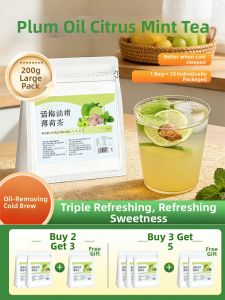 QIAOSHANGU | Plum Citron Mint Summer Refreshing Digestive Aid Tea