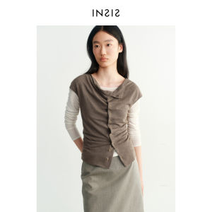 INSIS FEMME | Natural Eco-friendly Linen Cotton Vintage Scoop Neck Womens Tank Top