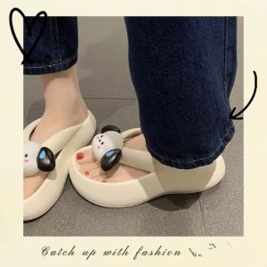 LEAShop แบ๊วมากแม่ รองเท้าลำลอง รองเท้าหูหนีบงานพื้นนิ่ม สีหลายเฉด เบาใส่สบายเท้ามากมีน่ารัก